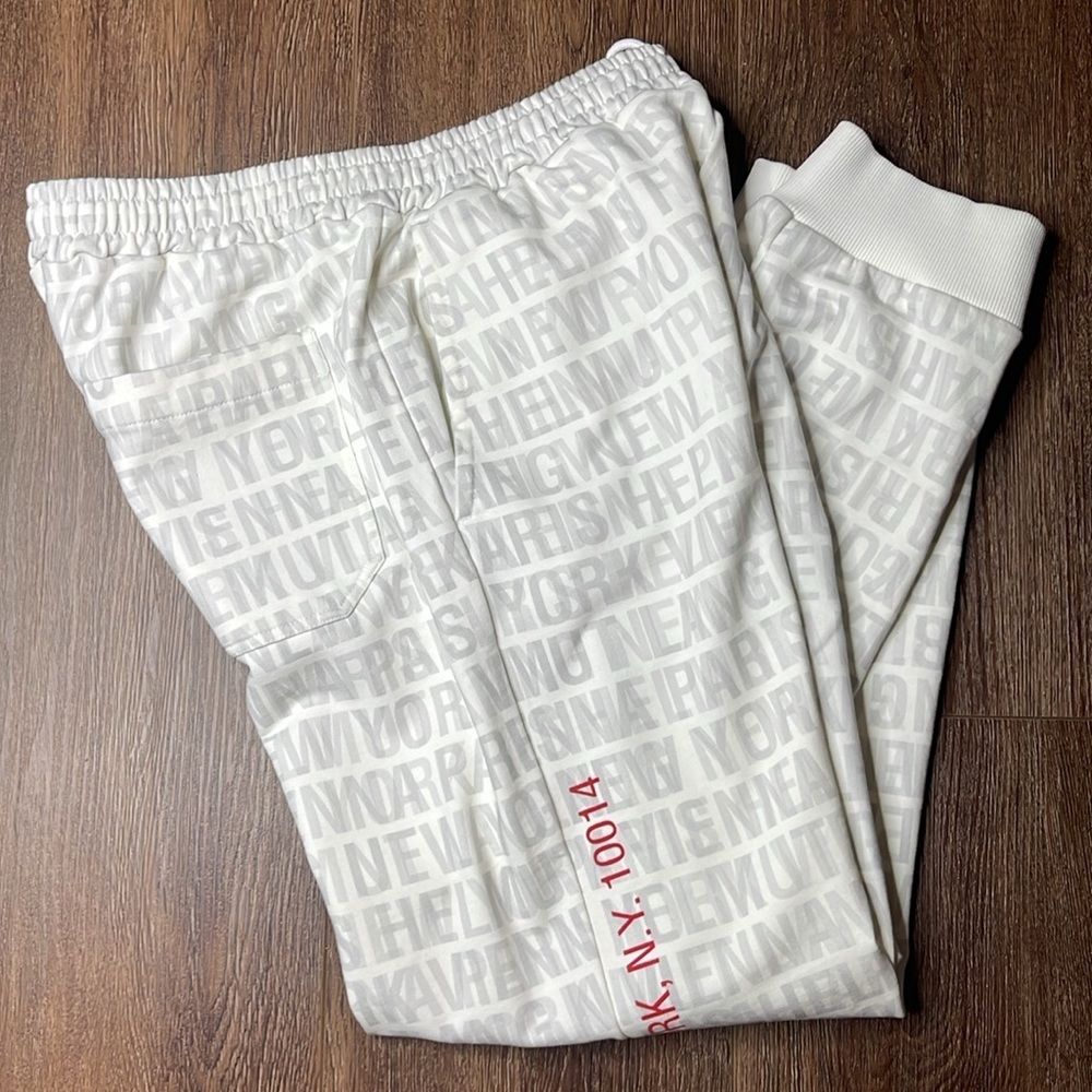Helmut Lang White printed lounge pants M - Picture 13 of 13